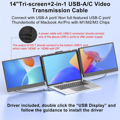 Cable - H5 - כבל המרה אות וידאו למחשבים ניידים