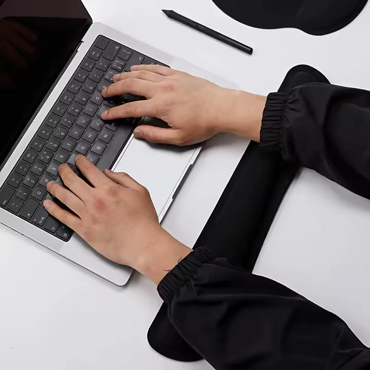 Keyboard Wrist Rest Pad – משענת ארגונומית למקלדת ולעכבר